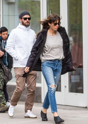 Jessica Biel and Justin Timberlake out in New York City